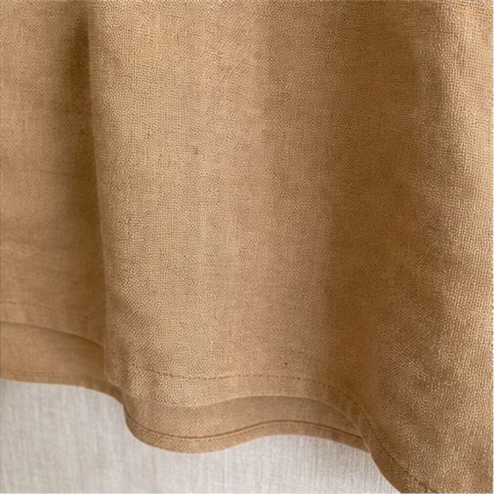 Camel Puff Sleeve Top - Picture 6 of 6